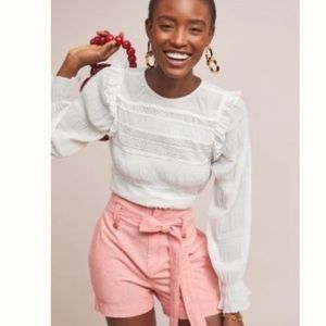 NWT Anthropologie Ynez Smocked Blouse